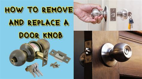How to Replace A Door Knob Without Visible Screws.